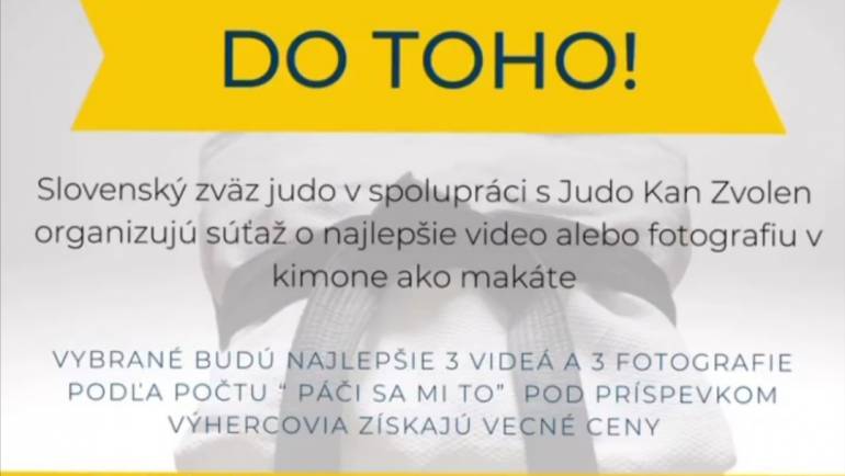 Chýba Vám judo ?!